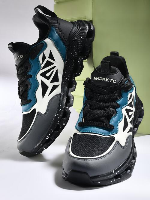 men color block lace up sport shoe - 22016333 - Very Small Image - 1