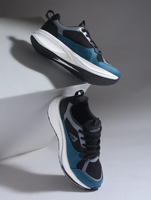 men color block lace up sport shoe - 22016334 - Very Small Image - 1