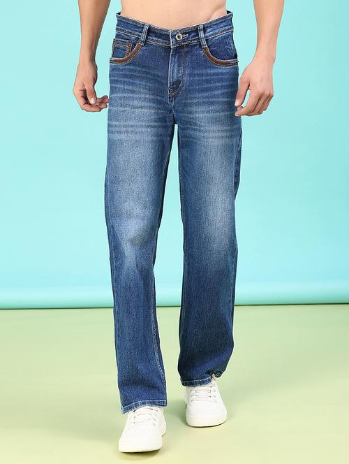 men washed mid rise full length jeans - 22019494 - Very Small Image - 1
