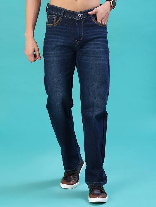 men washed mid rise full length jeans - 22019495 - Very Small Image - 1