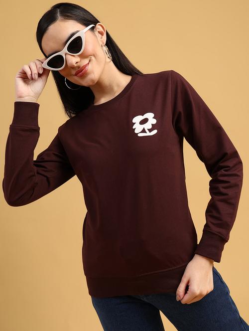 women printed long sleeve sweatshirt - 22019576 - Very Small Image - 1