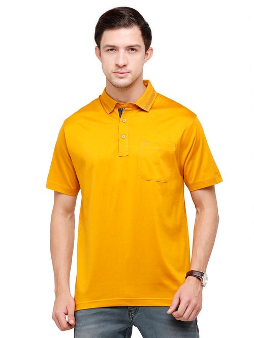 men solid short sleeve regular fit polo t-shirt - 22020104 - Very Small Image - 1