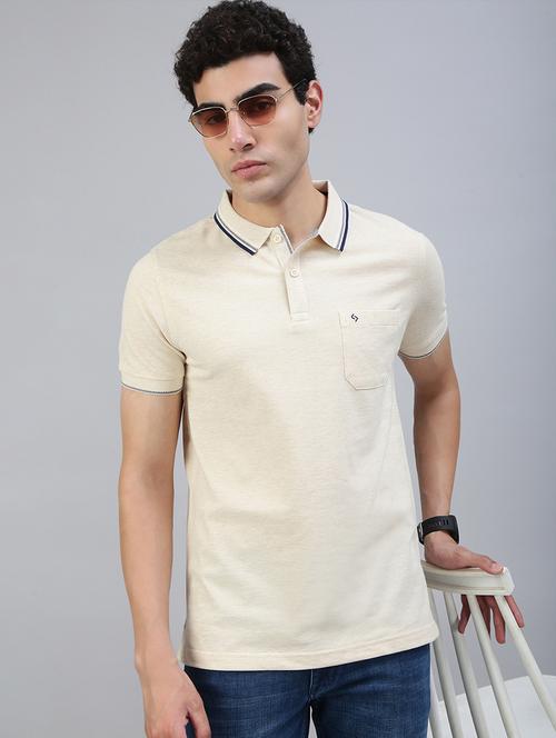 men solid short sleeve slim fit polo t-shirt - 22020114 - Very Small Image - 1