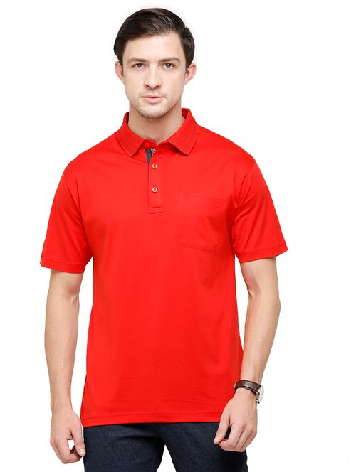 men solid short sleeve regular fit polo t-shirt - 22020137 - Very Small Image - 1