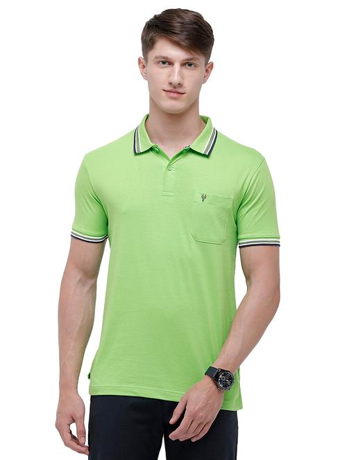 men solid short sleeve regular fit polo t-shirt - 22020154 - Very Small Image - 1