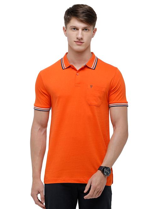 men solid short sleeve regular fit polo t-shirt - 22020156 - Very Small Image - 1