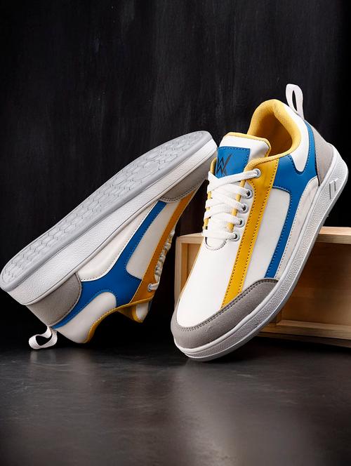 men color block lace up sneaker - 22020291 - Very Small Image - 1