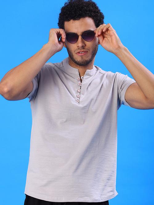 men solid short sleeve regular fit t-shirt - 22022231 - Very Small Image - 1