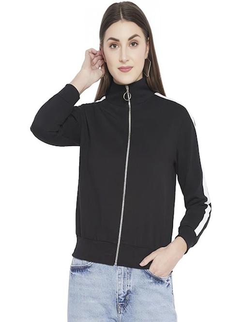 women tapered long sleeve windcheater jacket - 22026218 - Very Small Image - 1