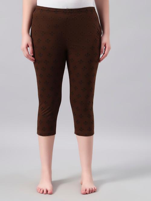 women printed mid rise capri - 22026581 - Very Small Image - 1