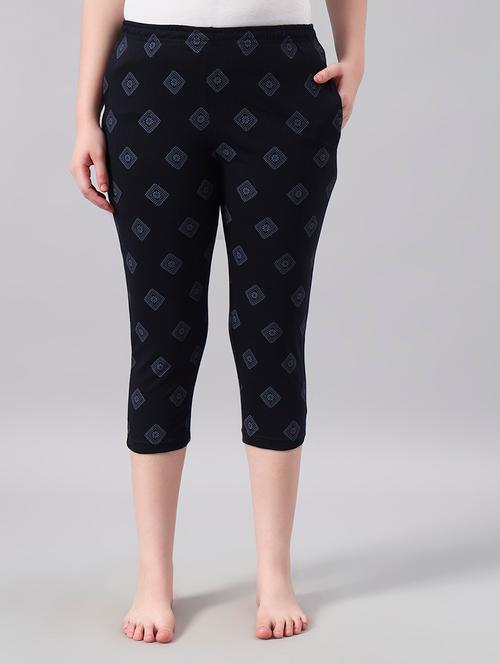 women printed mid rise capri - 22026582 - Very Small Image - 1