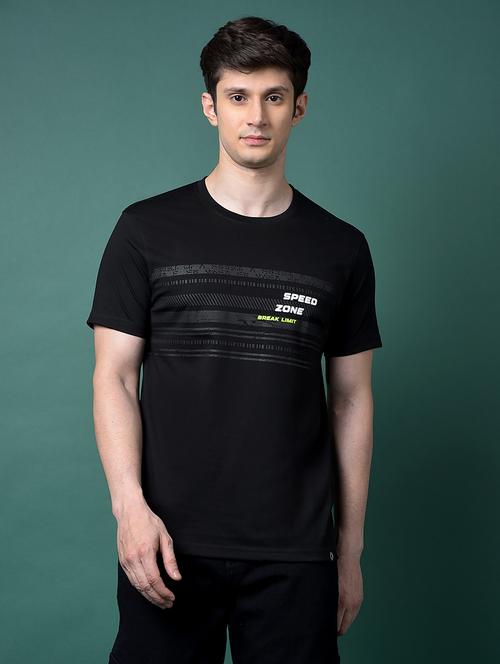 men chest print short sleeve regular fit t-shirt - 22026600 - Very Small Image - 1