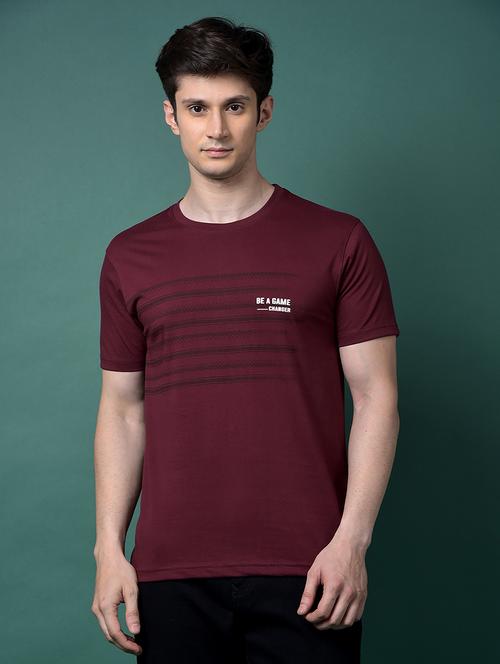 men chest print short sleeve regular fit t-shirt - 22026603 - Very Small Image - 1