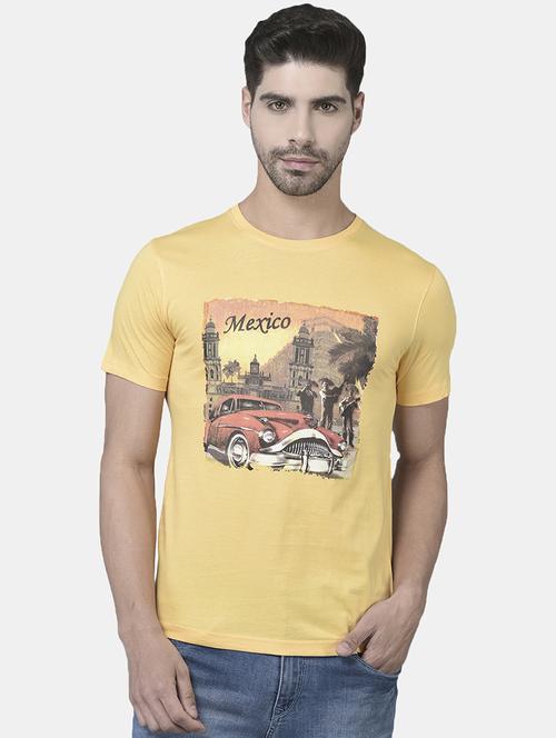 men front print short sleeve regular fit t-shirt - 22026967 - Very Small Image - 1