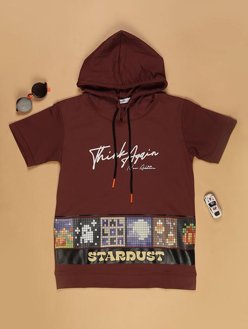 rust cotton tshirt - 22027778 - Very Small Image - 1