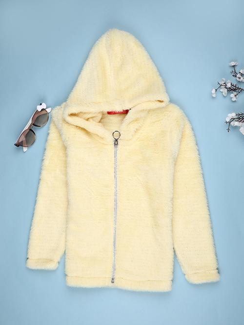 girls solid long sleeve hooded sweatshirt - 22027915 - Very Small Image - 1