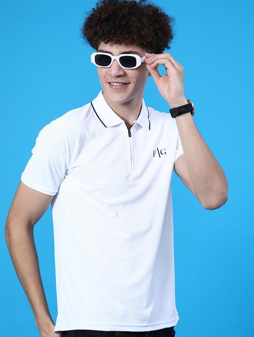 men solid short sleeve regular fit polo t-shirt - 22028055 - Very Small Image - 1