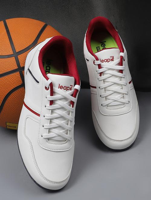 men white lace up sneaker - 22029141 - Very Small Image - 1