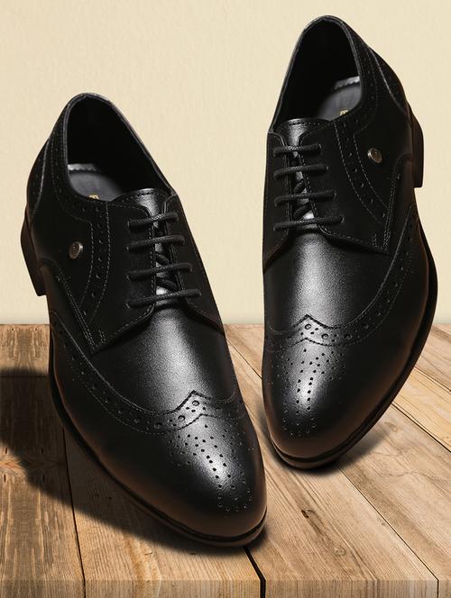 men black lace-up brouge - 22029233 - Very Small Image - 1