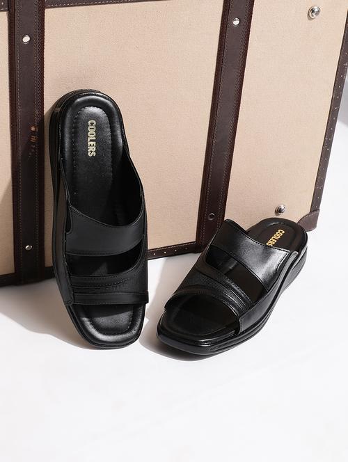 men solid slip on sandal - 22029259 - Very Small Image - 1