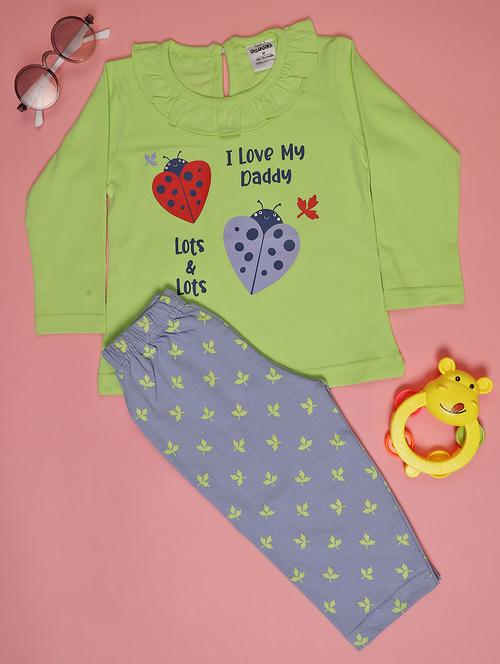 green cotton active wear set coords - 22029807 - Very Small Image - 1