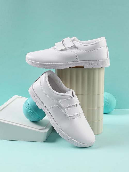 kids solid velcro unfiorm shoes - 22030256 - Very Small Image - 1