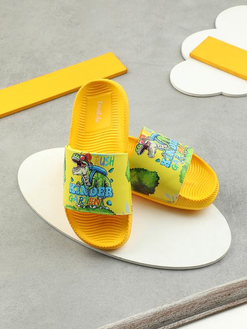 boys printed slip on slides - 22030272 - Very Small Image - 1
