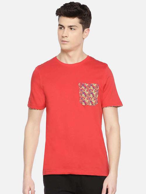 men placement print short sleeve regular fit t-shirt - 22030276 - Very Small Image - 1