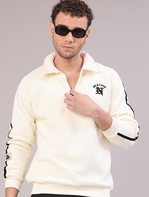 men solid long sleeve sweatshirt - 22031246 - Very Small Image - 1