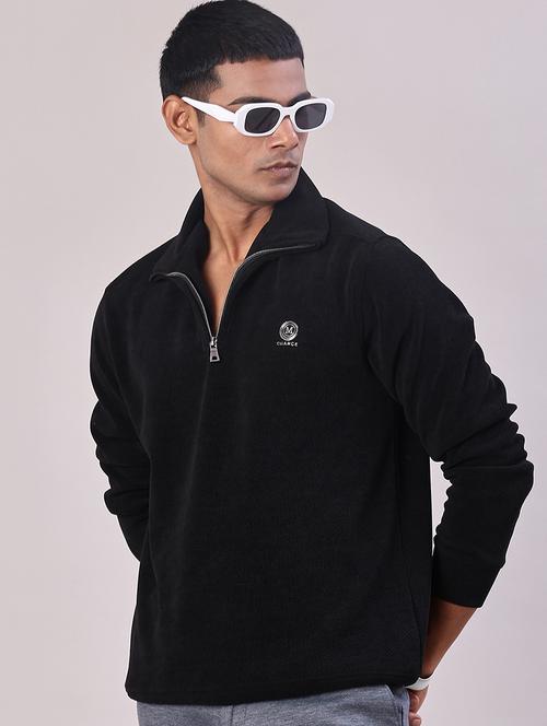 men solid long sleeve regular fit sweatshirt - 22031421 - Very Small Image - 1