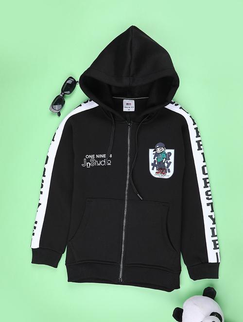 boys printed long sleeve hooded sweatshirt - 22031903 - Very Small Image - 1