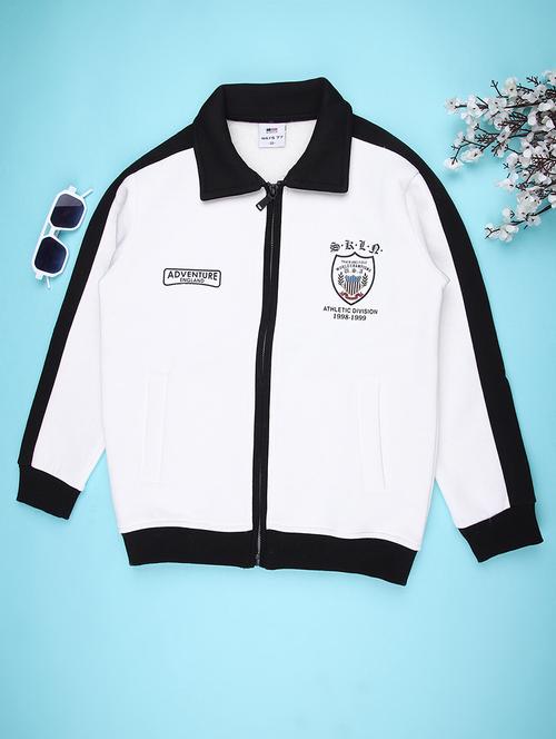 boys solid long sleeve polo neck sweatshirt - 22031904 - Very Small Image - 1