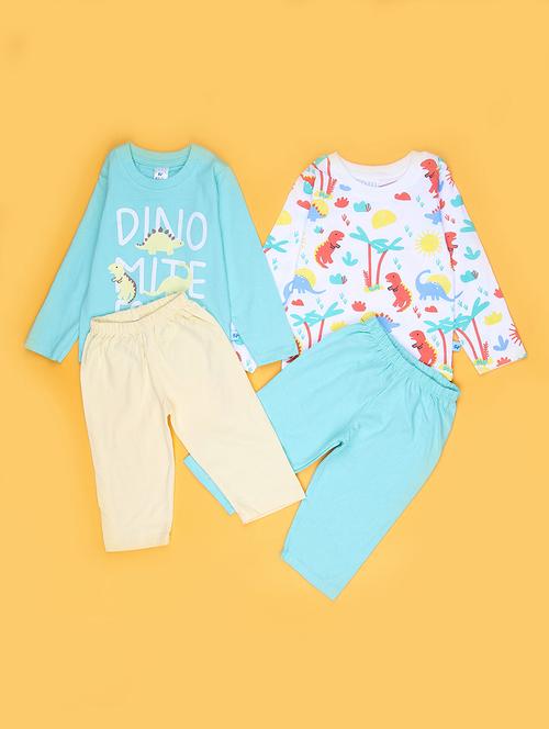 kids pack of 2 printed full length set - 22033420 - Very Small Image - 1