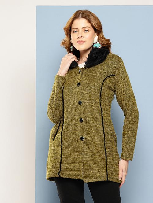 women solid long sleeve cardigan - 22033840 - Very Small Image - 1