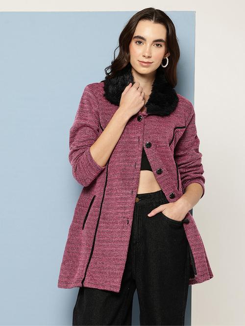 women solid long sleeve cardigan - 22033841 - Very Small Image - 1