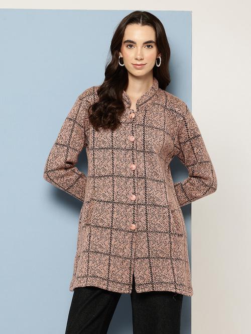 women self design long sleeve cardigan - 22033860 - Very Small Image - 1