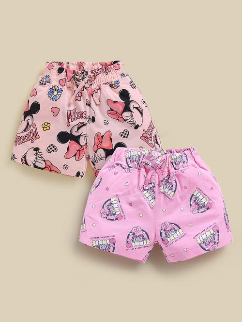 kids pack of 2 printed mid rise shorts - 22033872 - Very Small Image - 1