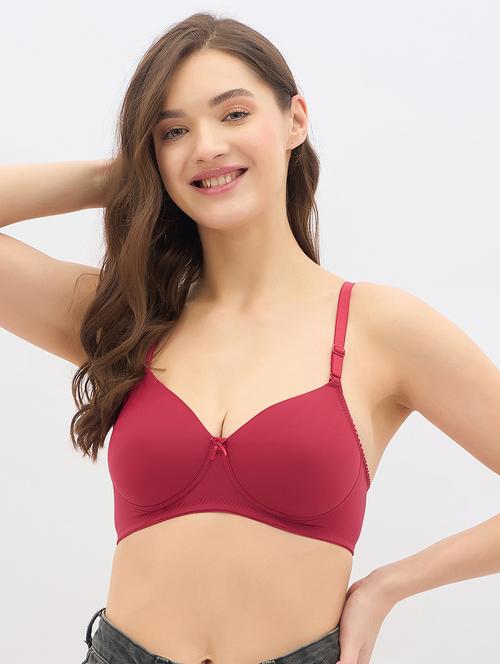 Women Solid Non Wired T-shirt Bra - 22033918 - Very Small Image - 1