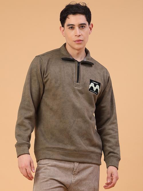 men solid long sleeve sweatshirt - 22035059 - Very Small Image - 1