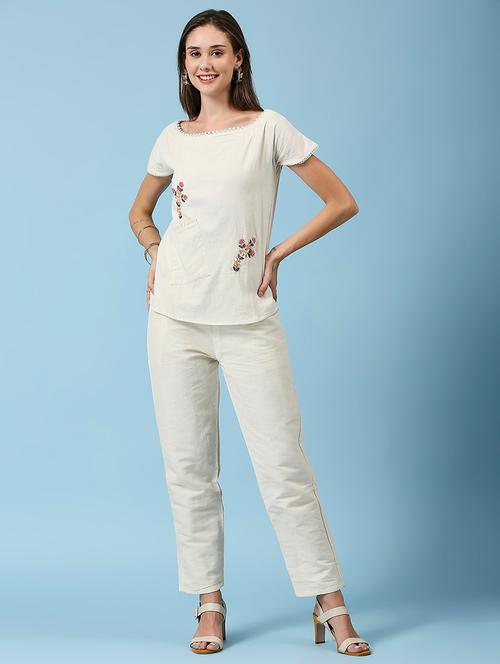 women embroidered short sleeve ethnic top - 22035252 - Very Small Image - 1