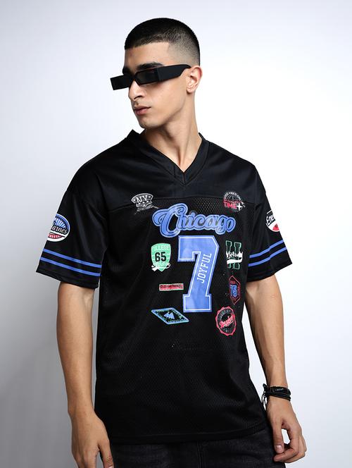 men printed short sleeve oversized t-shirt - 22038112 - Very Small Image - 1