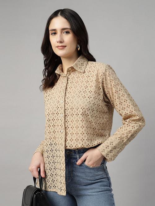 women collared long sleeve regular fit shirt - 22038764 - Very Small Image - 1