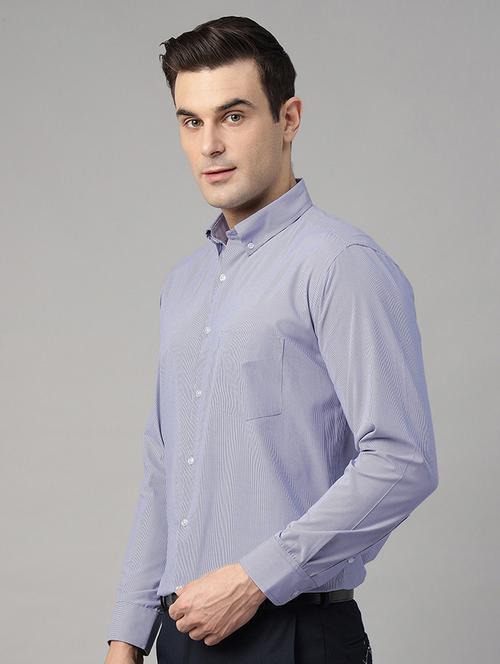 men striped long sleeve regular fit t-shirt - 22039150 - Very Small Image - 1