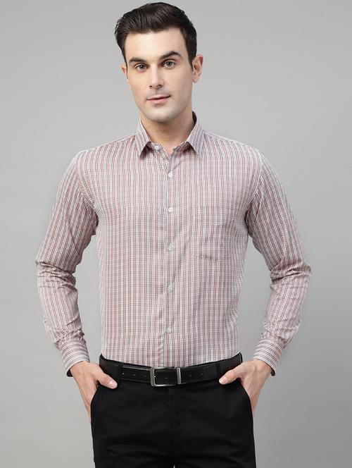 men checkered collared long sleeve regular fit shirt - 22039247 - Very Small Image - 1