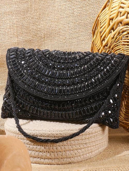 women embellished clutch - 22041148 - Very Small Image - 1