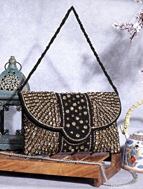 women embellished clutch - 22041162 - Very Small Image - 1