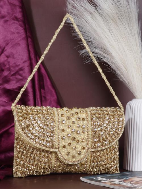 women embellished clutch - 22041168 - Very Small Image - 1