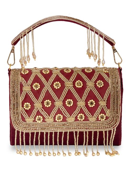 women embellished clutch - 22041188 - Very Small Image - 1