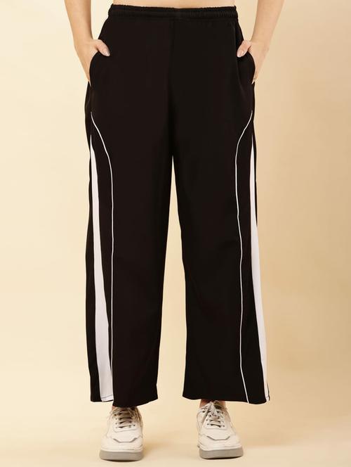 women tapered mid rise relaxed fit track pant - 22041973 - Very Small Image - 1
