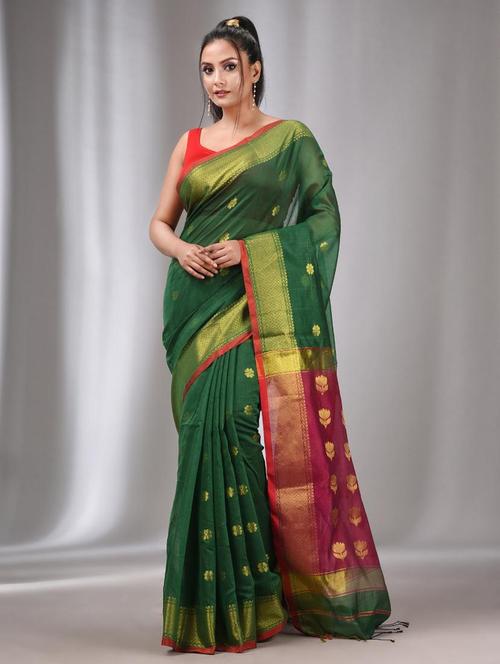 women self design southern silk saree with blouse - 22043430 - Very Small Image - 1
